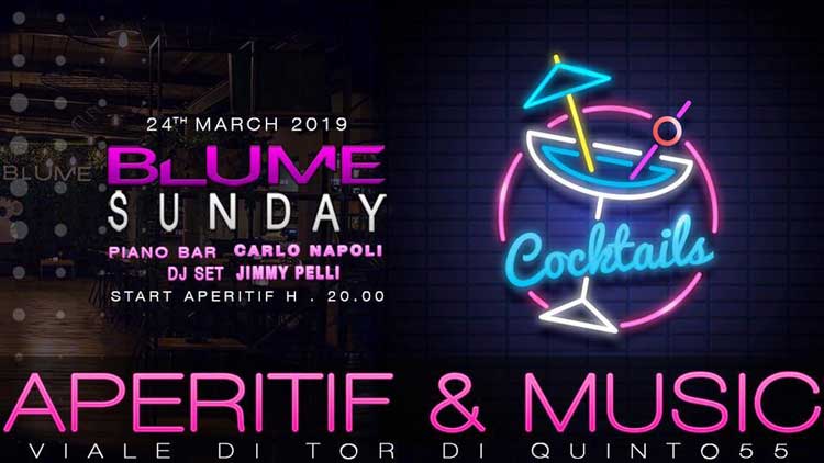 Domenica 24 Marzo 2019 Blume - Aperitif&Music