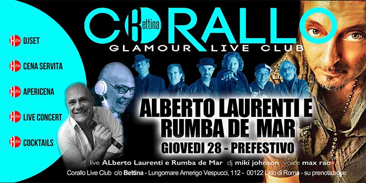 Corallo Ostia Giovedì 28 Giugno 2018 - Glamour Live Club