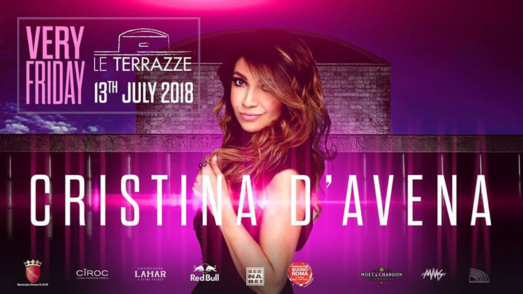 Le Terrazze Eur Roma Venerdì 13 Luglio 2018 - Cristina D'Avena