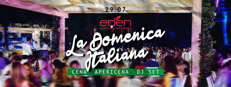 EDEN Roma Domenica 29 Luglio 2018 - La Domenica Italiana