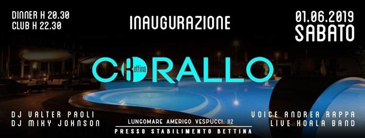 Corallo Ostia Sabato 1 Giugno 2019 