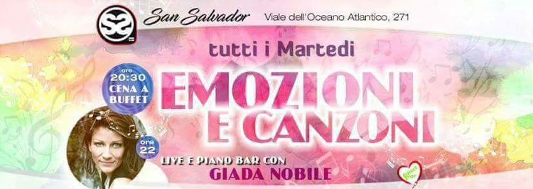 San Salvador Martedì 2 Ottobre 2018 - Karaoke & Dj Set