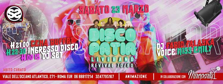 San Salvador Sabato 23 Marzo 2019 - Disco Patia