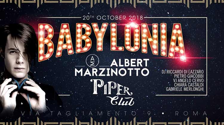 Piper Club Roma Sabato 20 Ottobre 2018 