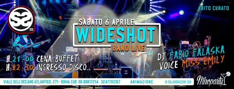 San Salvador Sabato 6 Aprile 2019 - WideShot Band Live