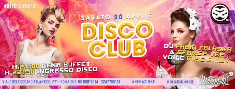 San Salvador Sabato 20 Aprile 2019 - Disco Club