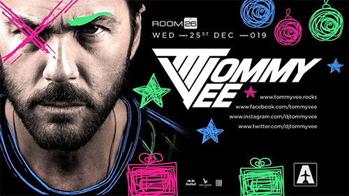 Room 26 Roma Mercoledì 25 Dicembre 2019 - Christmas Night w/ Tommy Vee