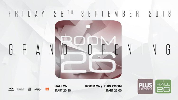 Room 26 Roma Venerdì 28 Settembre 2018 - Grand Opening